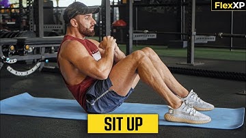 Sit Up Form & Tutorial Guide (30 Seconds) - FlexXP