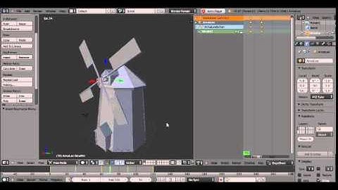 Windmill Animation - Blender 2.67