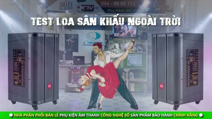 ○ Test loa sân khấu ngoài trời - #Nhạcvũtrường Bass tròn gọn cực ...
