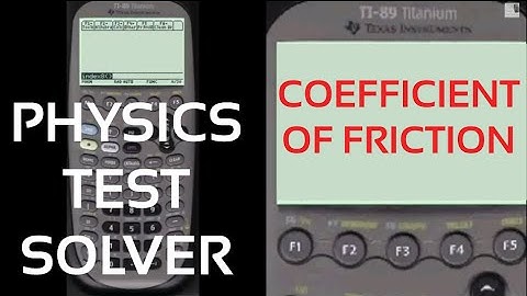 Physics Coefficient of Friction Box Ramp | Every Step Physics