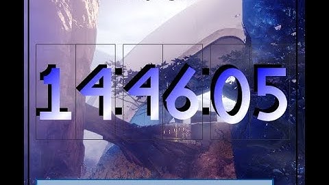 video Reloj Analógico y digital