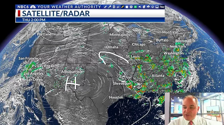 Scattered storms possible over part of the area Friday..front to bring heat relief next week