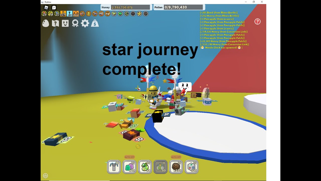 bee swarm simulator star journey 5