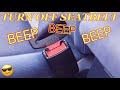 How to TURN OFF the Annoying SEATBELT ALARM BEEPS CHIMES - Disabling NISSAN Seat Belt Warning Beeps