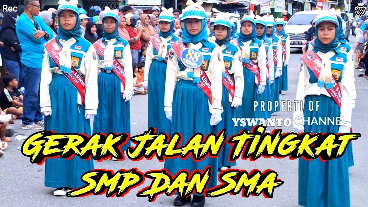GERAK JALAN LUWUK BANGGAI SULAWESI TENGAH TINGKAT SMP DAN SMA SEDERAJAT - HUT REPUBLIK INDONESIA
