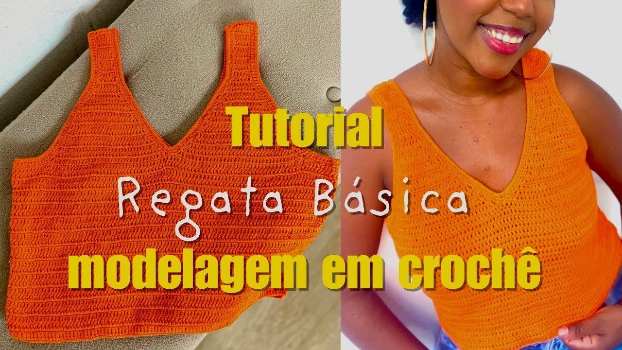 Como fazer uma Regata Perfeita de Crochê - Para todos os tamanhos- Modelagem em Crochê