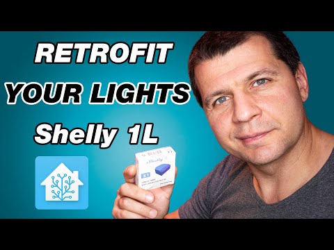 Shelly 1L & Home Assistant - Convert your existing Lights into Smart Lights