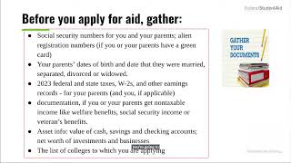 Class of 2025 Financial Aid Presentation