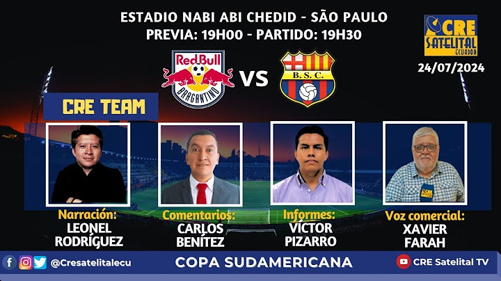 COPA SUDAMERICANA   PARTIDO   BRAGANTINO  vs  BARCELONA   24  / JULIO / 24