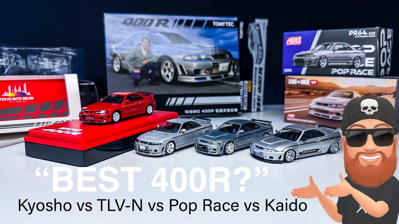 NISMO 400R Showdown 🔥 Kyosho vs TLV-N vs Pop Race vs Kaido House | Ultimate 1:64 Comparison