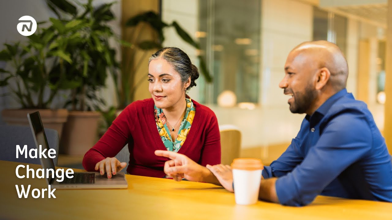 Flavia & Vijai Make Change Work at NN - Global campaign 2025