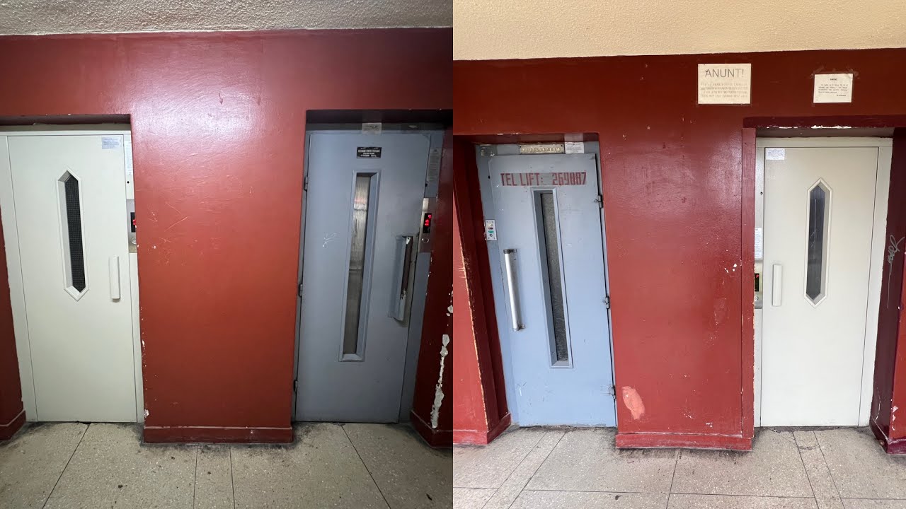 4x Old IFMA Traction Elevators( 3x Mod.1x Out of Service)@ Strada Brașovului Nr.1, Târgu Mureș, Ro