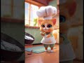 When a Cute Cat Becomes a Chef 🐱🔥