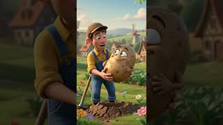 Giant Potato Comes Out of the Ground! | Funny 3D Cartoon Animation #Shorts
