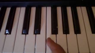 Acorde de Do Sostenido Mayor en el Teclado - Clases Online en  Datemusica.com - YouTube