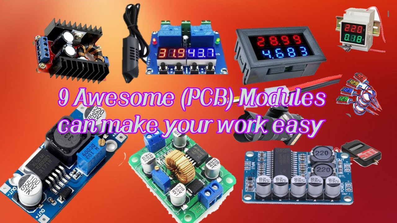 বিভিন্ন প্রজেক্ট তৈরি করা এখন আরো সহজ করে নেওয়ার জন্য ৯ সার্কিট মডিউল।LED Circuit module.Pcb.Kz