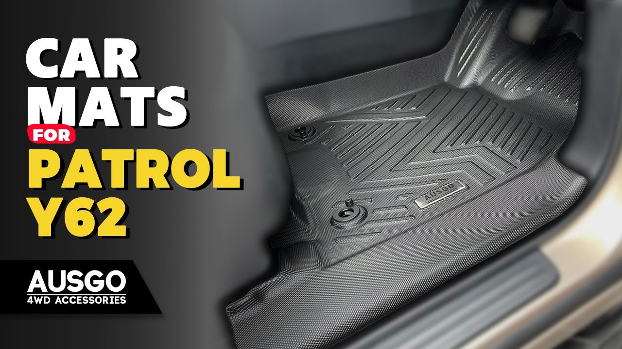 Nissan Patrol Y62 All-Weather Liners Upgrade | AUSGO Custom Floor Liners