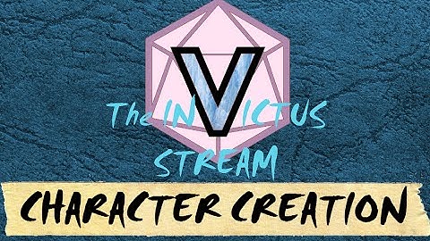 Numenera RPG - Character Creation