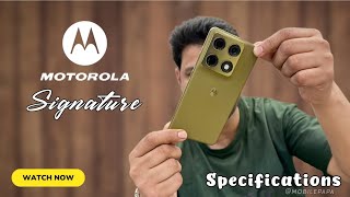 Motorola Signature 2026 Full Specifications,Ultra-Thin Snapdragon 8 Gen 5 Flagship