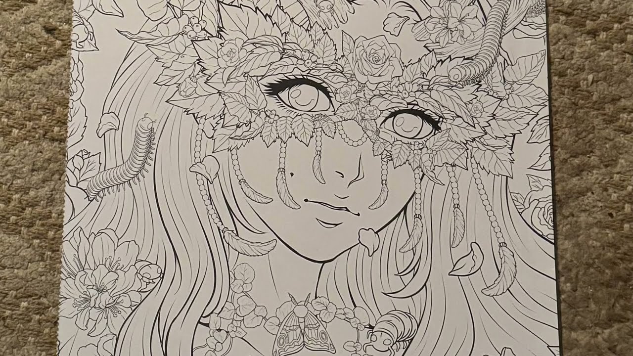 Coloring page challenge