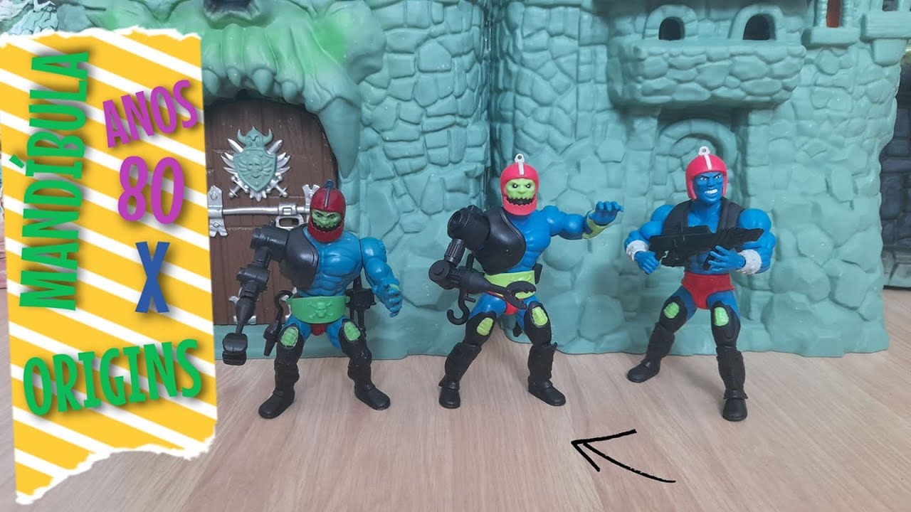 MANDÍBULA (TRAP JAW) ORIGINS X ANOS 80 VINTAGE - HE-MAN (MOTU) REVIEW ...