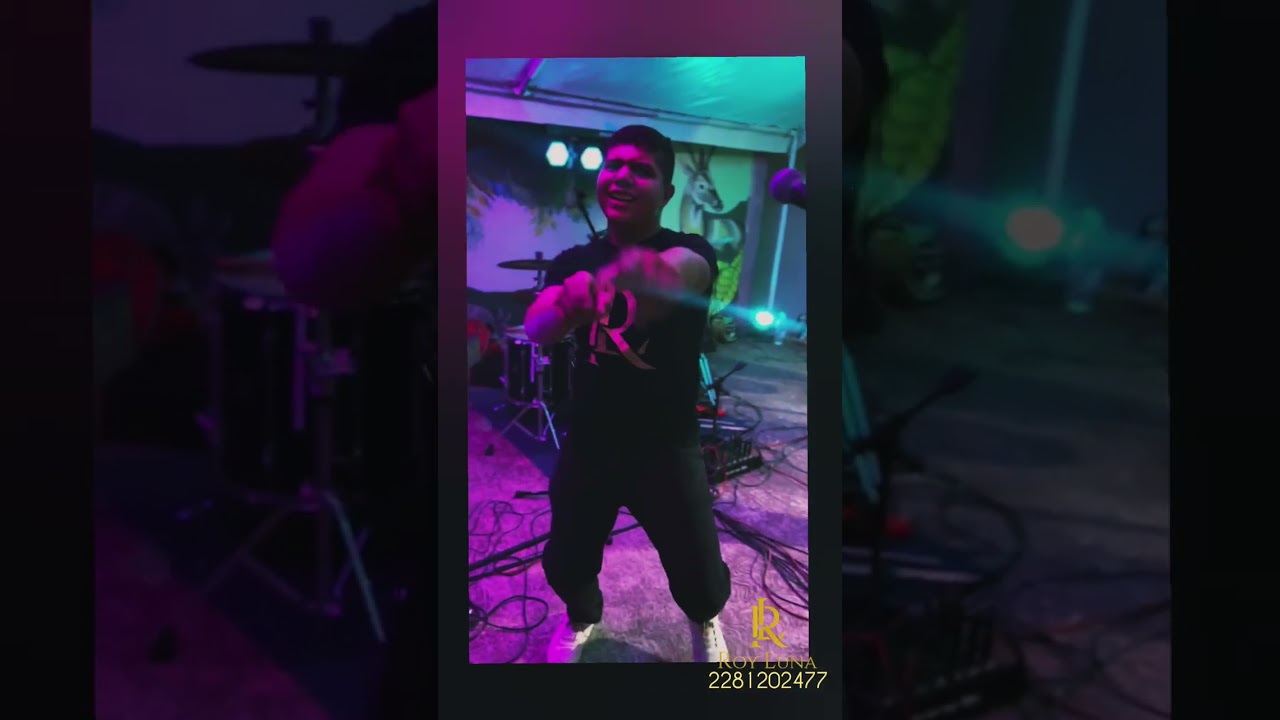 Roy Luna en vivo en Tinajitas, Actopan, Ver.