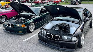 Stroked V8 swapped e36 first start!