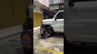 HILUX RANGGA MODIFIKASI VELG & BAN GACOR OFFROAD🔥 #shorts #fyp #modified #hsrwheel #hiluxrangga
