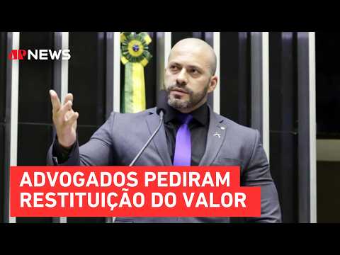 Moraes nega devolução de R$ 100 mil pagos como fiança por Daniel Silveira | TEMPO REAL