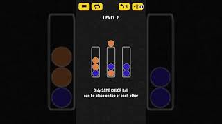 Ball Sort Puzzle - Level 2 Solution (Less Than 20 Secs!)