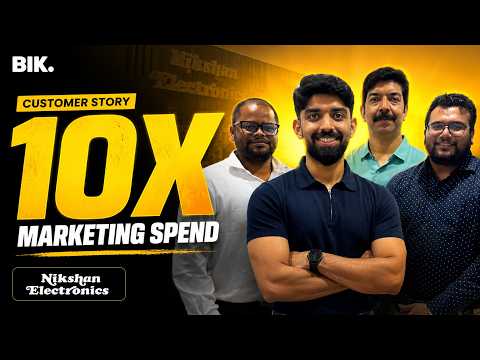How Nikshan Electronics Grew Marketing Spend by 10x with BIK