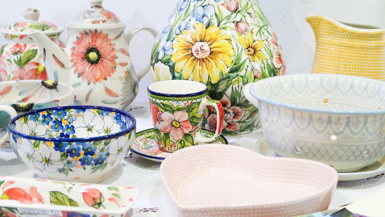 Ceramika Bolesławiec – nowe wzory 2022 rok / New forms and decorations of polish pottery