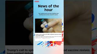 Breaking News: Trump&#39;s call to split up the MMR childhood vaccine revives long-settled debate #trump