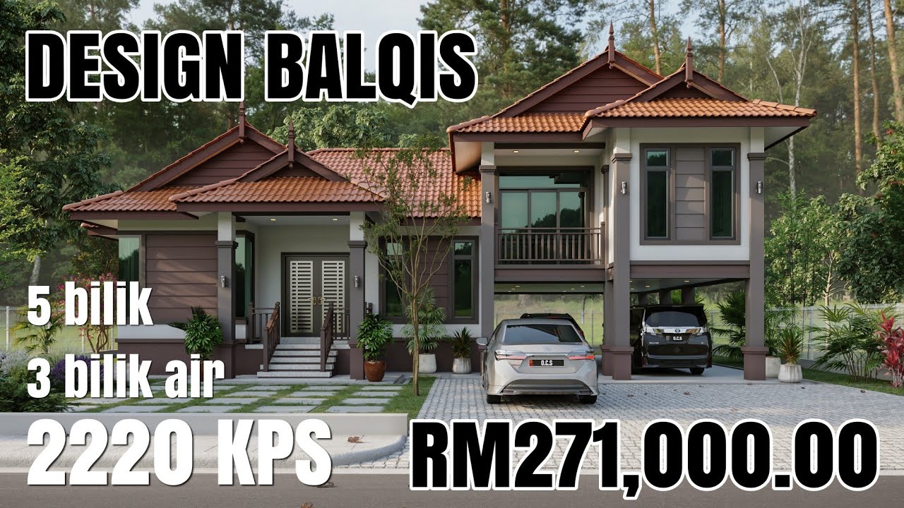 BINA RUMAH SECANTIK INI HANYA RM271K SAHAJA DI KELANTAN