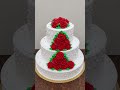 3 Tier White Cake Twist 😱 #shorts#cake #cakedecorating #howtomakecakecreamathome