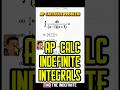 AP calculus indefinite integrals #calc #apcalc #calculus #apcalcbc #integrals