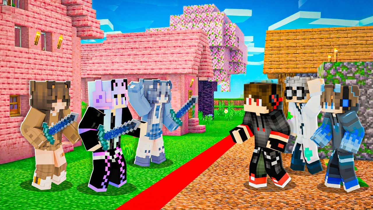 The Avaritia Girls Split The VILLAGE in HALF In Minecraft!