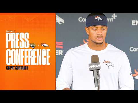 CB Pat Surtain II on the Broncos’ upcoming matchup vs. Jaguars: ‘Every week is a new challenge’