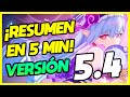 TODO ESTO VIENE EN LA VERSIÓN 5.4 DE GENSHIN IMPACT | RESUMEN EN SOLO 5 MINUTOS