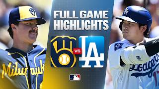 BREWERS vs DODGERS Full Game Highlights August 16 2026 MLB Season
