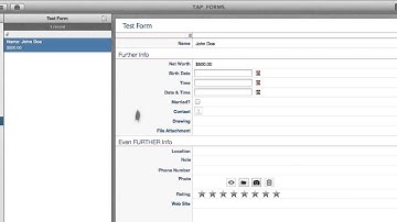 Tap Forms Mac Fields Overview