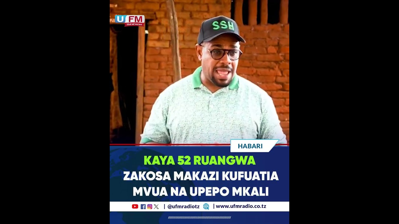 MVUA YA UPEPO YABOMOA NYUMBA 52 RUANGWA