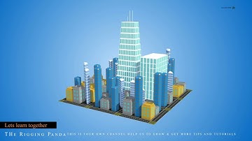 From Cinema 4D to Maya: Create a Growing City Animation!  Part 01🌆🚀
