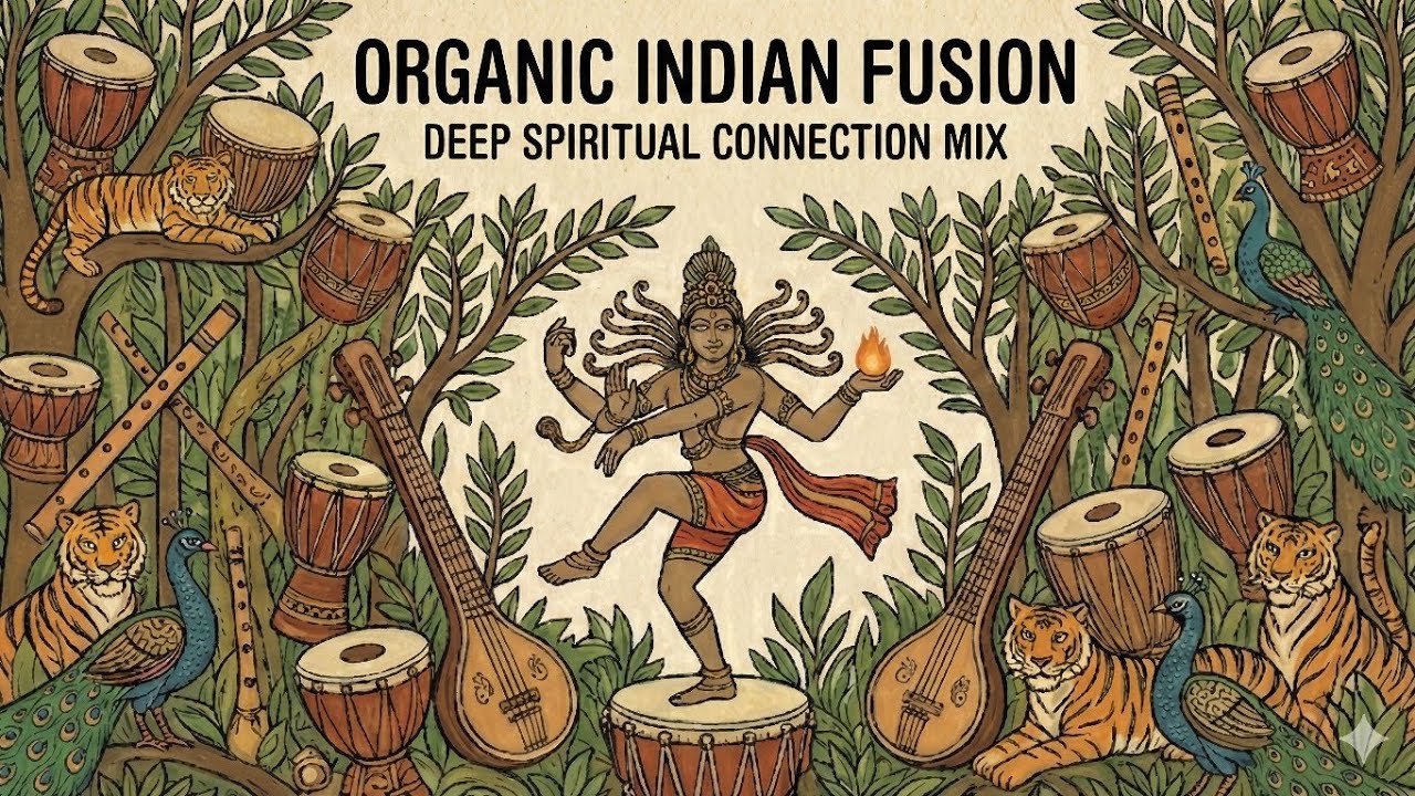 ORGANIC INDIAN FUSION 🌿 Deep Sitar House & Tabla Mix [Spiritual Jungle Vibes]