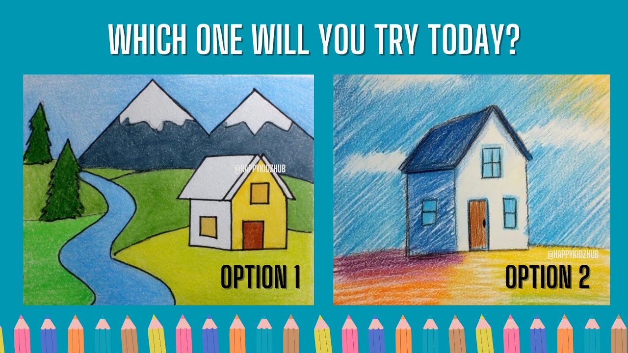 House Drawing for Kids | Step-by-Step Fun Art 