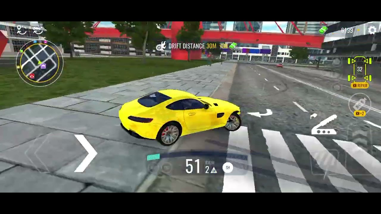 Racing car drifting with musawir turi