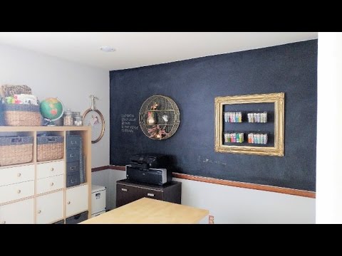 How to Paint a Chalkboard Wall 