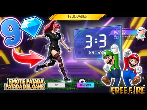 POR 9💎 SACANDO EL EMOTE PATADA DEL GANE EN RULETA MAGICA EN FREE FIRE 😱 #freefire