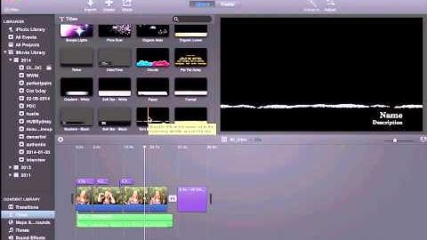 How to add subtitles in iMovie 10 beginner tutorial