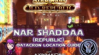 SWTOR - Nar Shaddaa (Republic) Datacron Location Guide